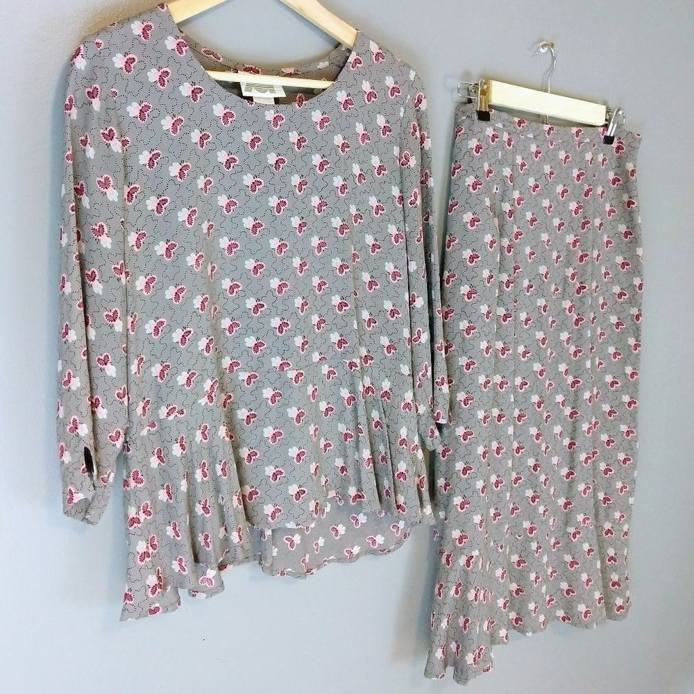 Y2K 90s 2pc set ZOE CALIFORNIA